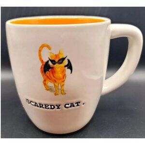 Rae Dunn Artisan Collection Scaredy Cat Halloween M
